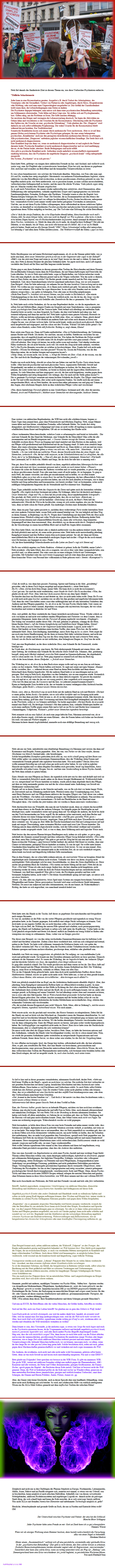 Verbrechen der Psychiatrie und Pharma hat ein Ende