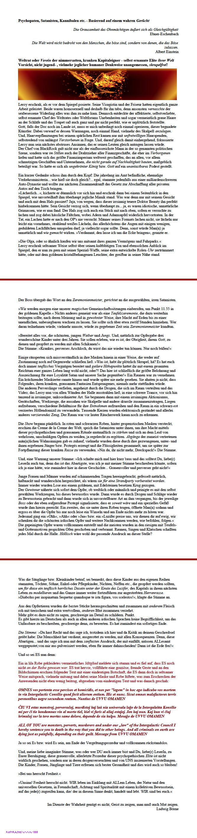 Weltrat-Fanatiker-Satanisten