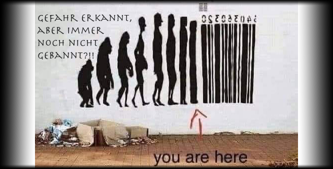 YOU are here - Die Menscheit bzw. Man(n)schaft - Angekommen in der digitalen, totalitären, imperialistischen Diktatur